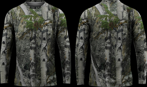Camiseta de Pesca Casual de Manga Larga para Hombre, de Secado Rápido, Cuello Redondo, Corte Regular, Tejido de Algodón/Fibra de Bambú, Personalizable - Product Image 4