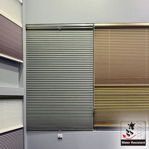 Stores horizontaux résistants à l'eau, à ouverture bipartite supérieure et inférieure, filtrant la lumière, en plastique, design moderne pour fenêtre à battant - Product Image 3