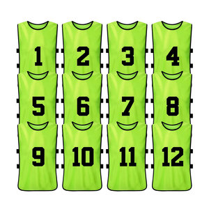 Wholesale custom mesh sports <b>bibs</b> breathable polyester <b>training</b> <b>bibs</b> for soccer practice teams low moq - Product Image 1
