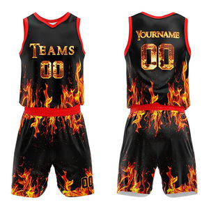 Nouveauté : Ensembles d'uniformes de basketball sans manches unisexes pour adultes, imprimés, confortables, respirants, séchage rapide, 100 % polyester - Product Image 1