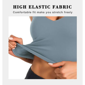 Sujetador Deportivo Sin Costuras de Alta Calidad con Soporte Superior para Mujer, Diseño Moderno, Impresión de Logotipo Personalizado al por Mayor - Product Image 3