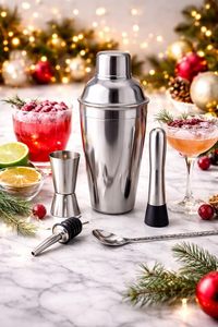 Meilleur kit de barman élégant en acier inoxydable, ensemble de shakers à cocktails professionnels, vente en gros et export. - Product Image 6