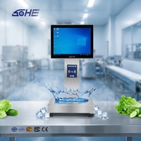 Báscula Industrial con Sistema de Pago por Tarjeta, Integración ERP a Prueba de Agua para Equipos Financieros, Sistema POS de 15 Pulgadas