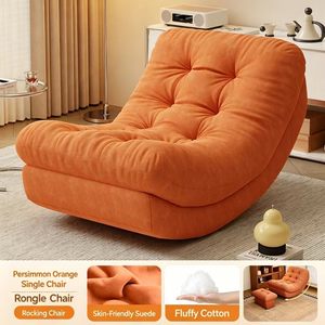 Sillón Reclinable Lazy Sofa Moon, Diseño Moderno y Simple, Tapicería de Gamuza, Sillón Individual para Balcón, Sala de Estar, Hogar, Ocio, Adultos - Product Image 5