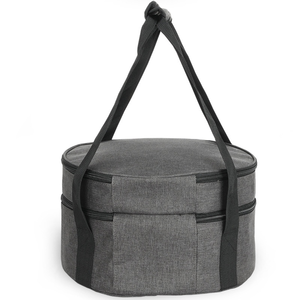 Bolsa Térmica Aislada Más Vendida para Acampar al Aire Libre, Bolsa de Hielo de Doble Capa con Patrón de Letras para Llevar Botellas de Almuerzo - Product Image 4