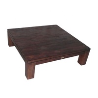 Table basse en bois de teck d'Indonésie, table à thé moderne, table centrale minimaliste pour salon moderne et minimaliste, meubles de maison