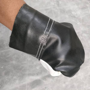 ถุงมือเชื่อมหนังวัวแบบมีลาย - ทนทาน ทนความร้อน ป้องกันเปลวไฟ ป้องกันการลวก สำหรับงานเชื่อมและงานจัดการ - Product Image 4