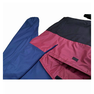 Conjunto Deportivo Unisex con Bloques de Color, Sudadera con Capucha y Cordón Ajustable, Manga Larga, Impermeable, Ligero, de Poliéster, para Otoño, para Adultos - Product Image 5