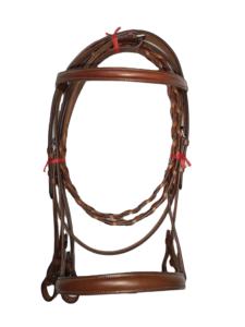 บังเหียนม้าอังกฤษ ADEEFA แบบวีย์มูธ ทนทาน หนังแท้ 100% สายบังเหียนเคลือบ ขี่สบาย คุณภาพสูง ผลิตในอินเดีย ทุกขนาด - Product Image 3