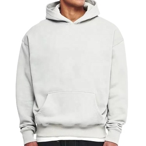 High Quality No <b>String</b> Heavyweight Cotton Pullover Hoodie Customized Plain <b>Black</b> Cut Sew Clush Industries Men's Winter Quick Dry - Product Image 6