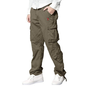 กางเกงคาร์โก้ทรงตรงทันสมัยคุณภาพสูง สีติดทนนาน ผ้าซักได้ รุ่น Solid Trader - Product Image 1