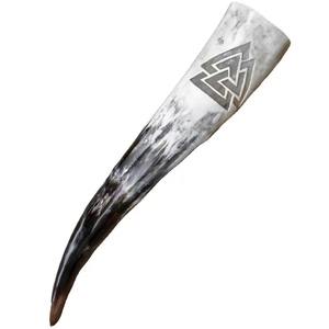 Cuerno Vikingo Artesanal para Beber Hecho a Mano con Cuerno Natural Genuino - Product Image 2
