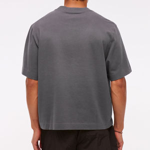 เสื้อยืดผู้ชายขายส่ง ทรงบ็อกซี่ ฟิตโอเวอร์ไซส์ ไซส์พลัส ผ้าคอตตอนหนา 100% คอริบ สตรีทแวร์ 280gsm - Product Image 2