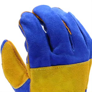 Gants de soudage en cuir de vache de qualité supérieure, cuir souple, anti-usure, gants de soudeur, protection des mains pour le travail industriel, gants de sécurité pour le travail - Product Image 2