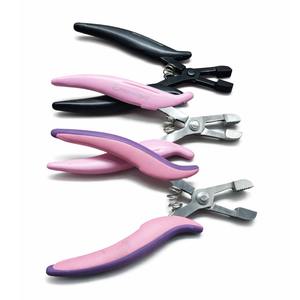 Pince professionnelle en acier inoxydable pour retirer les extensions de cheveux, disponible en plusieurs couleurs, pour usage en salon, prix d'usine OEM - Product Image 1
