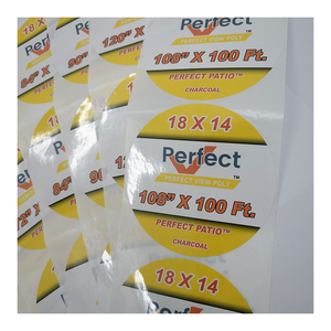 Hot Sale Custom Logo Printed <b>Roll</b> <b>Blue</b> Adhesive Stamping Seal Label Stickers - Product Image 1
