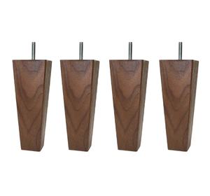 Pieds de canapé en bois massif à prix d'usine, pieds de meubles carrés de remplacement, vente en gros, approvisionnement en vrac, OEM ODM, coût compétitif - Product Image 2