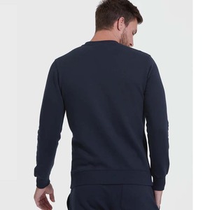 Sweat-shirt à col rond personnalisé avec broderie de serviette, coupe ample vintage, en molleton, vente en gros - Product Image 1