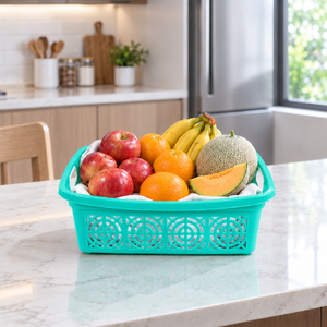 Stackable Plastic Storage Basket Non Toxic Multipurpose <b>Crate</b> Baby Clothes Holder Hospital School Garden <b>Fruit</b> Harvesting - Product Image 1