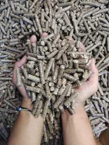 Granulés de bois en forme de sciure de bois 6 mm pour système de chauffage, couleur marron naturel, haute densité, sac de combustible - Product Image 3