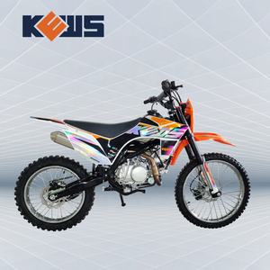 Moto tout-terrain Kews Factory OEM <span class=keywords><strong>140cc</strong></span>, Pit Bike 4 temps, refroidissement par huile, Enduro Motos Cross Orange avec carrosserie légère - Product Image 3