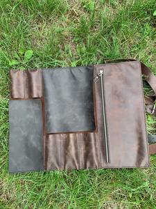 Bolsa de Cuero Profesional para Cuchillos de Chef, Porta Herramientas Culinarias, a Prueba de Olores, Resistente, con Cierre Cómodo, Estuche para Utensilios de Cocina - Product Image 4