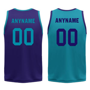 Ensemble de maillots et shorts de basketball personnalisés en polyester respirant à sublimation intégrale pour équipes de basketball adultes - Product Image 2