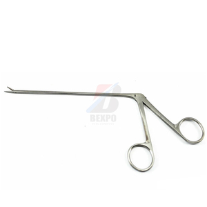 คีมจับหูขนาดเล็กสำหรับเด็ก 8.4 ซม. ด้ามจับแบบอัลลิเกเตอร์ ทำจากสแตนเลสสตีล ปลายหยัก ใช้สำหรับผ่าตัดโพลีปัส - Product Image 1