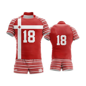 Uniformes de Rugby al Por Mayor, MOQ Bajo, para Jóvenes y Adultos, Uniformes de Fútbol Personalizados con Jersey de Buena Calidad - Product Image 2