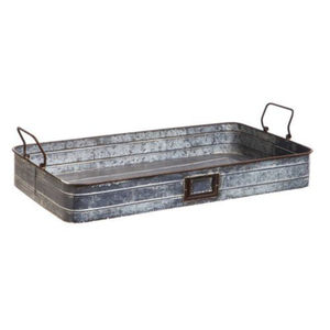 Ensemble de 3 plateaux décoratifs classiques en métal galvanisé en forme de cœur avec bordure en cuivre pour la décoration de la maison et comme plateau de service - Product Image 6