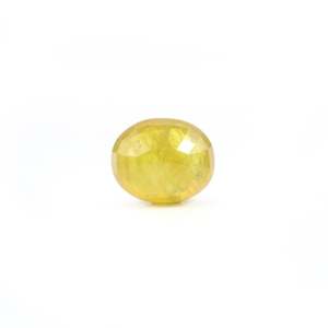 8.7 Carat Oval Cut Yellow Sapphire Loose Gemstone for Fine Jewelry - Product Image 2