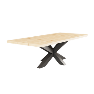 Mesa de Comedor Rectangular Moderna de Madera con Patas de Metal, Diseño Estable para Muebles de Hogar, 6 Plazas, Estilo Minimalista - Product Image 5