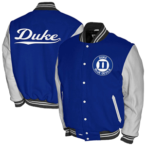 Chaqueta Universitaria Howard para Hombre, Color Azul Marino y Beige, con Letra H Bordada, Logotipo de Toro, Estilo Preppy, Cuello Camisero, para Otoño - Product Image 5