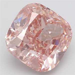 Diamant rose intense fantaisie cultivé en laboratoire, taille coussin 2,01 carats, certifié IGI, diamant non monté pour charme de mariage, cadeau pour elle - Product Image 4