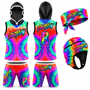 Sudadera con capucha sin mangas de compresión para jóvenes con logo personalizado 2026, uniforme de fútbol americano 7v7 sublimado, bajo costo al por mayor - Product Image 4