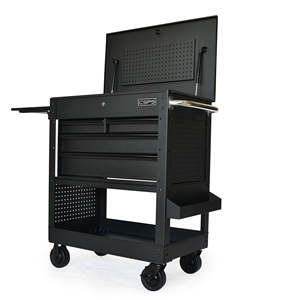 Carrito de Utilidad con Ruedas, Capacidad de 320 kg, 84 cm, Cierre con Llave, 4 Cajones con Rieles Deslizantes, Acero con Recubrimiento en Polvo, Certificado OEM ISO9001 CSPS - Product Image 6