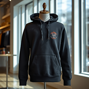 Sudadera con Capucha de Algodón Bordado para Hombre, Sudadera Informal Premium con Personalización OEM ODM - Product Image 2