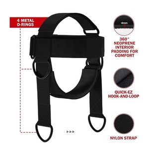 Harnais de tête premium pour entraînement du cou, équipement de gym avec sangles réglables, rembourrage en mousse confortable et construction robuste - Product Image 6
