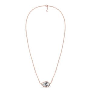 จี้สร้อยคอรูปทรงลูกแพร์แบบโซลิแทร์ - Product Image 4