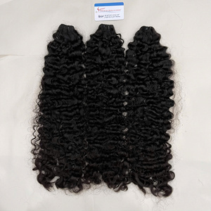 Precio al por mayor Cabello humano vietnamita 100% rizado birmano al vapor con acabado brillante, trama segura antienredos, listo para enviar - Product Image 3