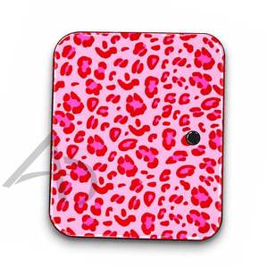 Pink Leopard Print Acrylic Eyelash <b>Tile</b> Sustainable Beauty Extension Holder Board Private label Printing - Product Image 1