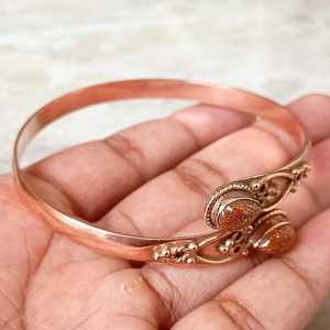 Brazalete Boho de Cobre, Joyería Étnica Tribal Hecha a Mano, Venta al Por Mayor - Product Image 1