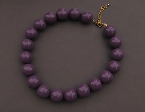 Collar de Resina Personalizable para Mujeres y Niñas, Hecho a Mano, Estilo Vintage, con Cuentas, para Novias - Product Image 2