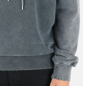 เสื้อฮู้ดลำลองสำหรับผู้ชายเสื้อฮู้ดพิมพ์ลายพัฟขนแกะคอตตอนสินค้าขายดี - Product Image 5