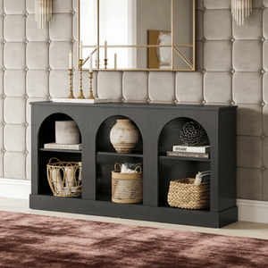 Consolle Moderna di Lusso in Legno Massello per Casa, Appartamento e Hotel - Product Image 5