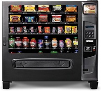 Distributeur automatique tactile combiné pour boissons en bouteille et snacks, idéal pour centres commerciaux, avec SDK, nettoyage automatique, surveillance à distance, paiement par pièces et code QR