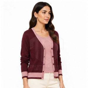 Ensembles coordonnés raffinés pour femmes – Tenues décontractées et élégantes en maille, qualité supérieure 100 % coton/laine, respirantes, vente en gros, élégantes - Product Image 4