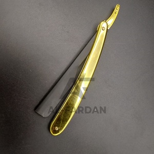 Navaja de Afeitar Profesional con Diseño Negro y Dorado, con Logotipo Personalizado, Herramientas de Afeitado para Hombre, Navajas de Afeitar - Product Image 3