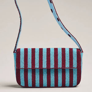 Sacs à main uniques perlés avec broderie en perles de rocaille, sacs à main brodés avec logo et forme personnalisés - Product Image 1