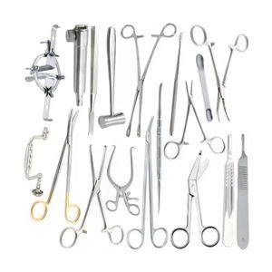 Ensemble de 18 instruments chirurgicaux majeurs en acier inoxydable de haute qualité, outils chirurgicaux manuels certifiés CE ISO13485 par Dentavex - Product Image 1